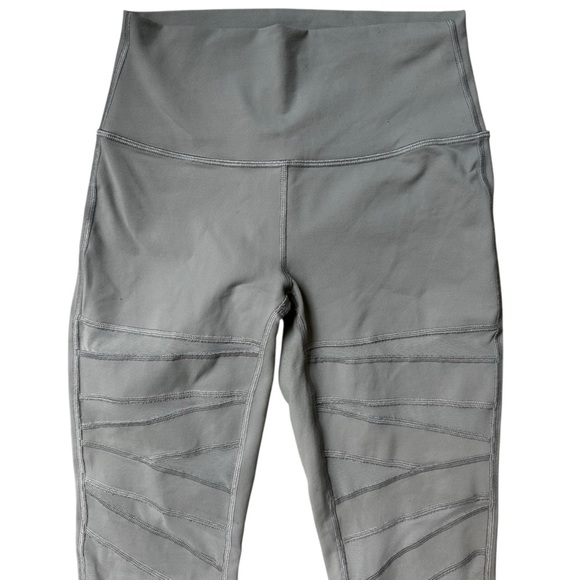 Lululemon Wunder Under Pant (High-Rise) *Tech Mesh 28" Dark Chrome Leggings 6 - Picture 4 of 11